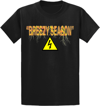 Black Lightning T-Shirt - Breezy Season