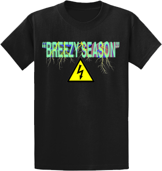 Black Lightning T-Shirt - Breezy Season