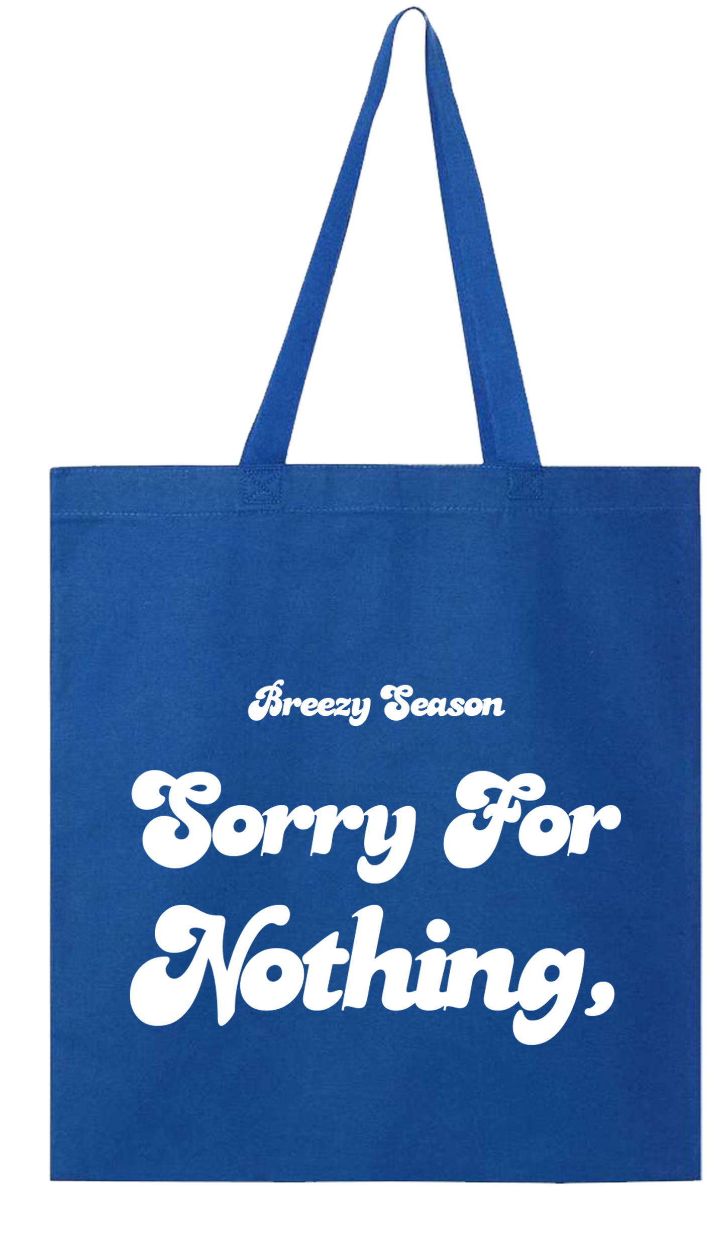 Royal Blue Tote Bag - Breezy Season