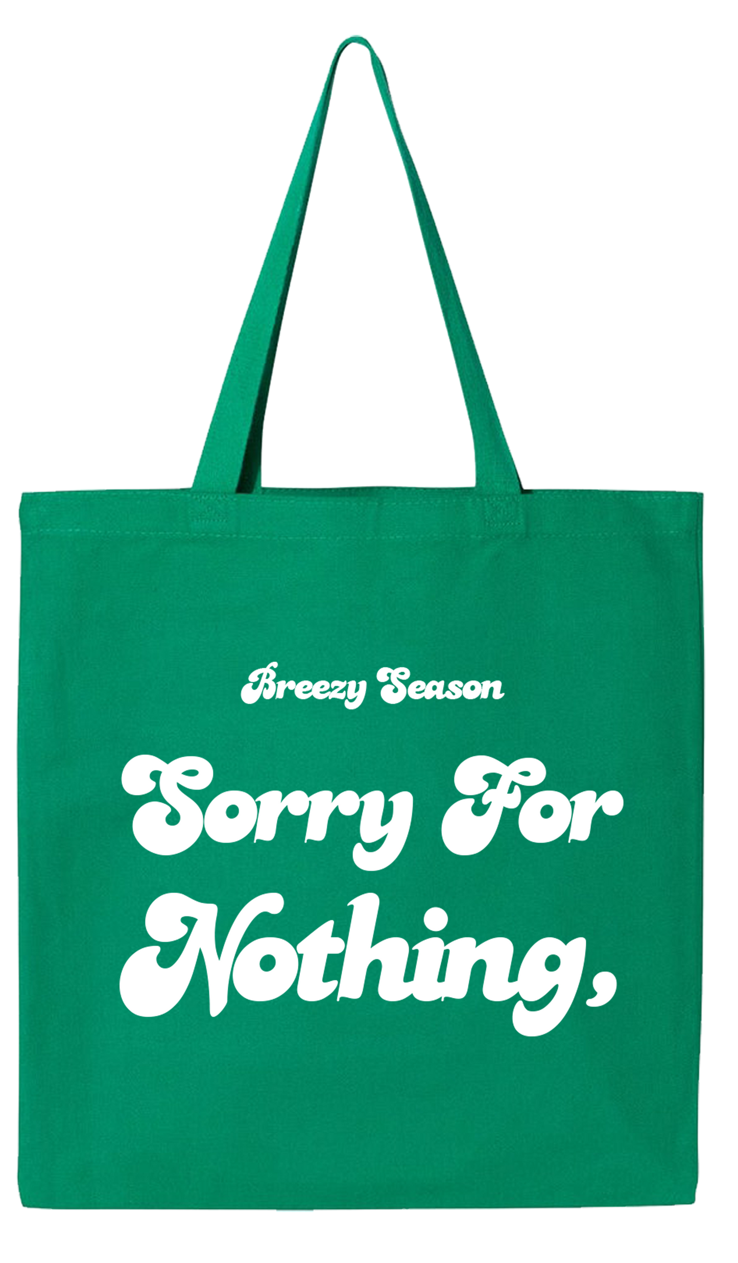 Kelly Green Tote Bag - Breezy Season