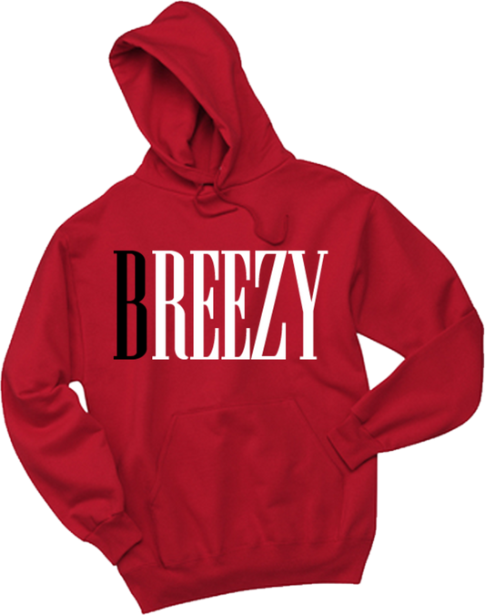 Red Breezy Hoodie - Breezy Season 