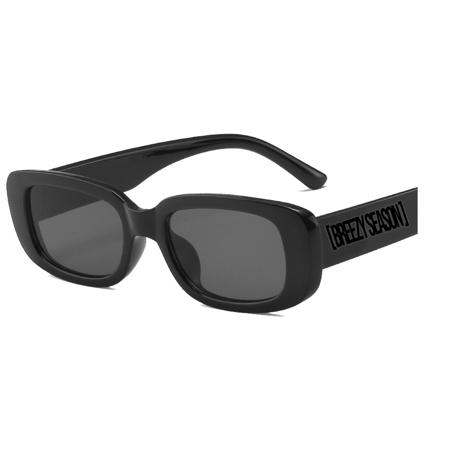 Black Reflective Retro Sunglasses - Breezy Season