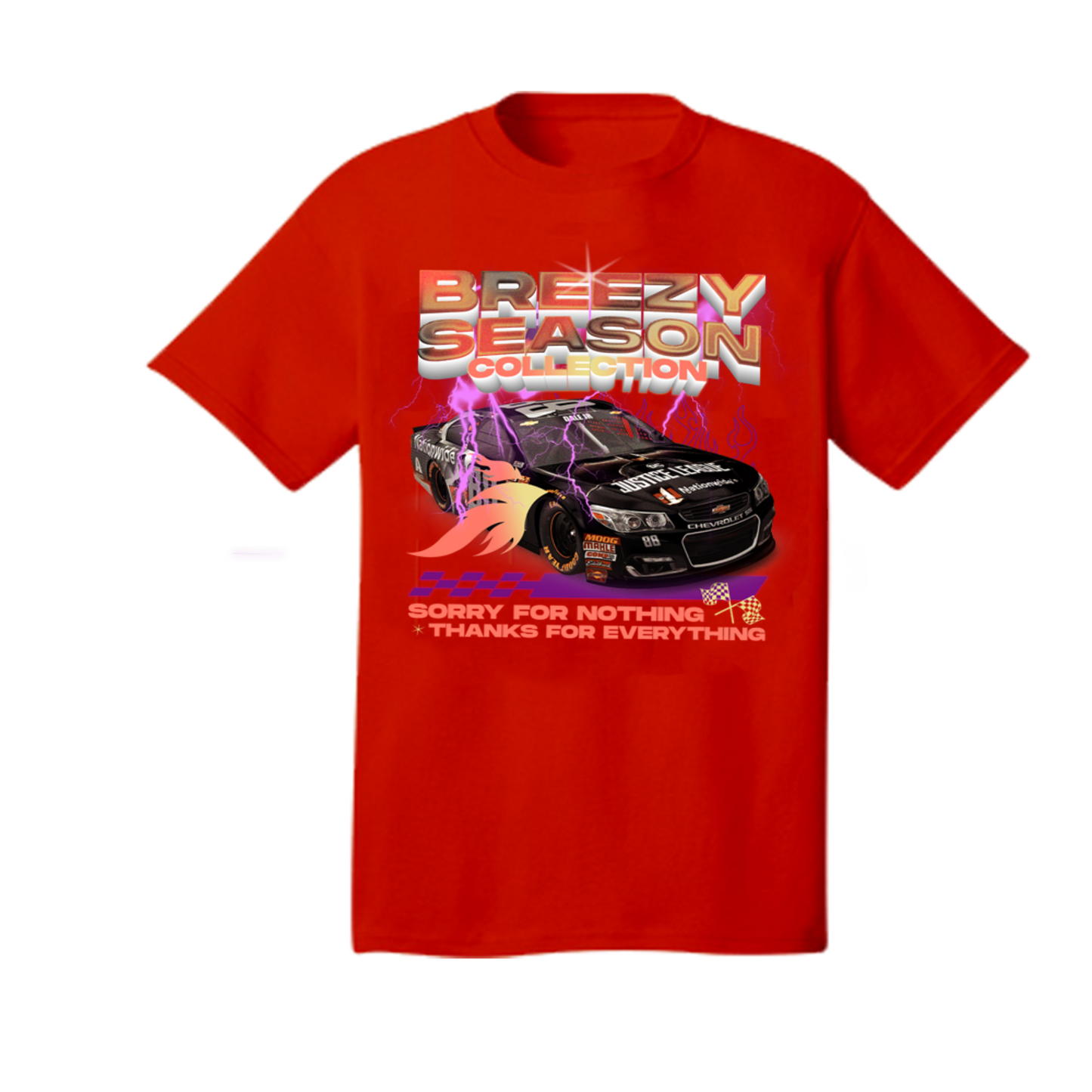 Red Race Car T-Shirt - Breezy Season
