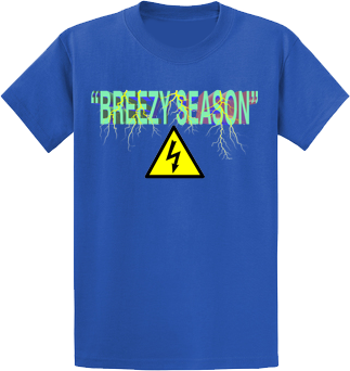 Blue Lightning T-Shirt - Breezy Season 