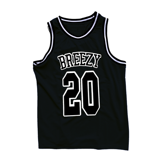 Black Basketball Jersey - Breezy Season 