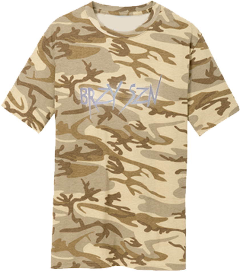 Desert Camo Reflective T-Shirt - Breezy Season 