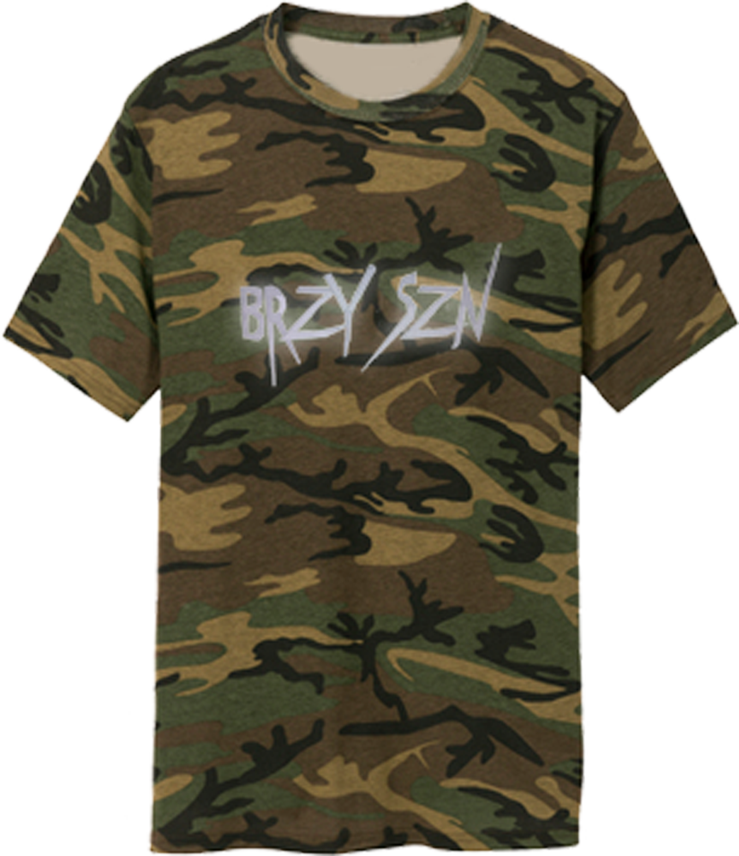 Military Camo Reflective T-Shirt - Breezy Season 