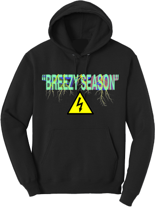 Black Lightning Hoodie - Breezy Season 