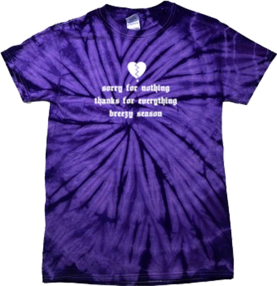 Purple Tie-Dye T-Shirt - Breezy Season 