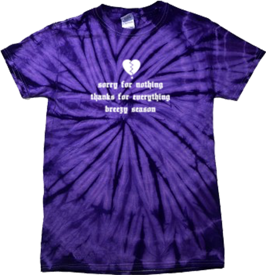 Purple Tie-Dye T-Shirt - Breezy Season 