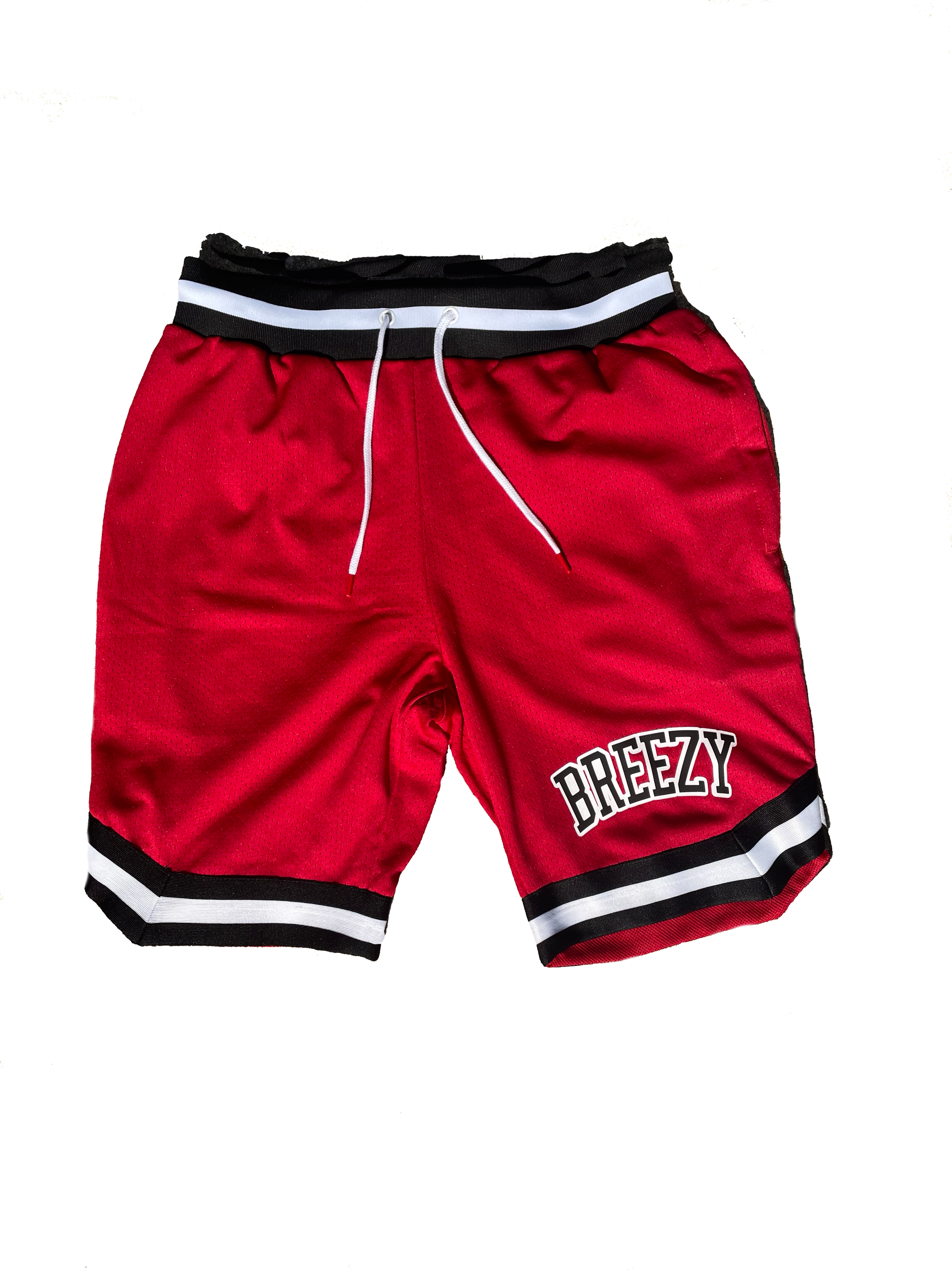 Red Basketball Shorts - Breezy Season 