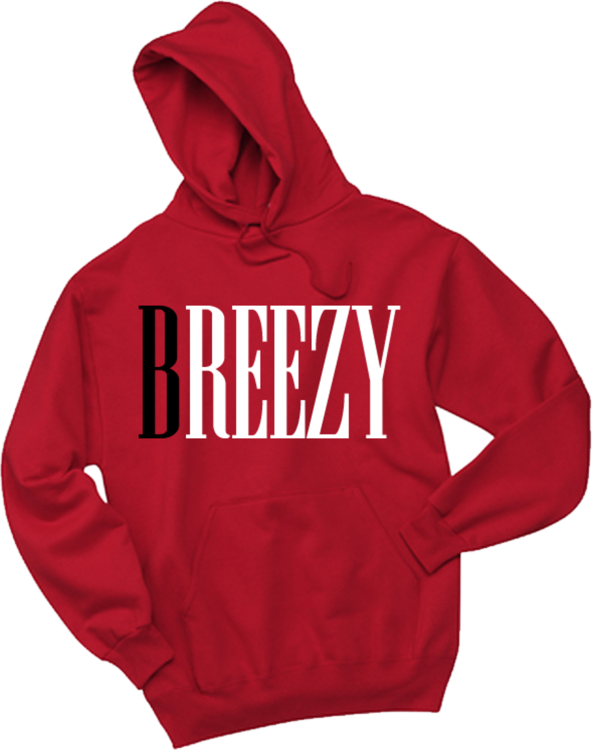 Red Breezy Hoodie - Breezy Season 