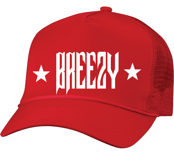 Triple Red Trucker Hat - Breezy Season 