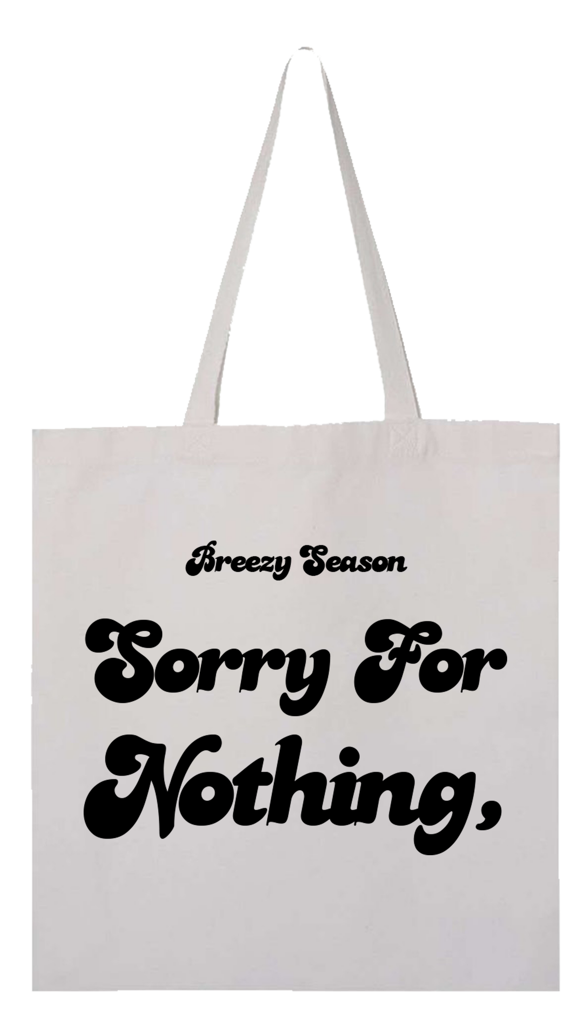 White Tote Bag - Breezy Season 