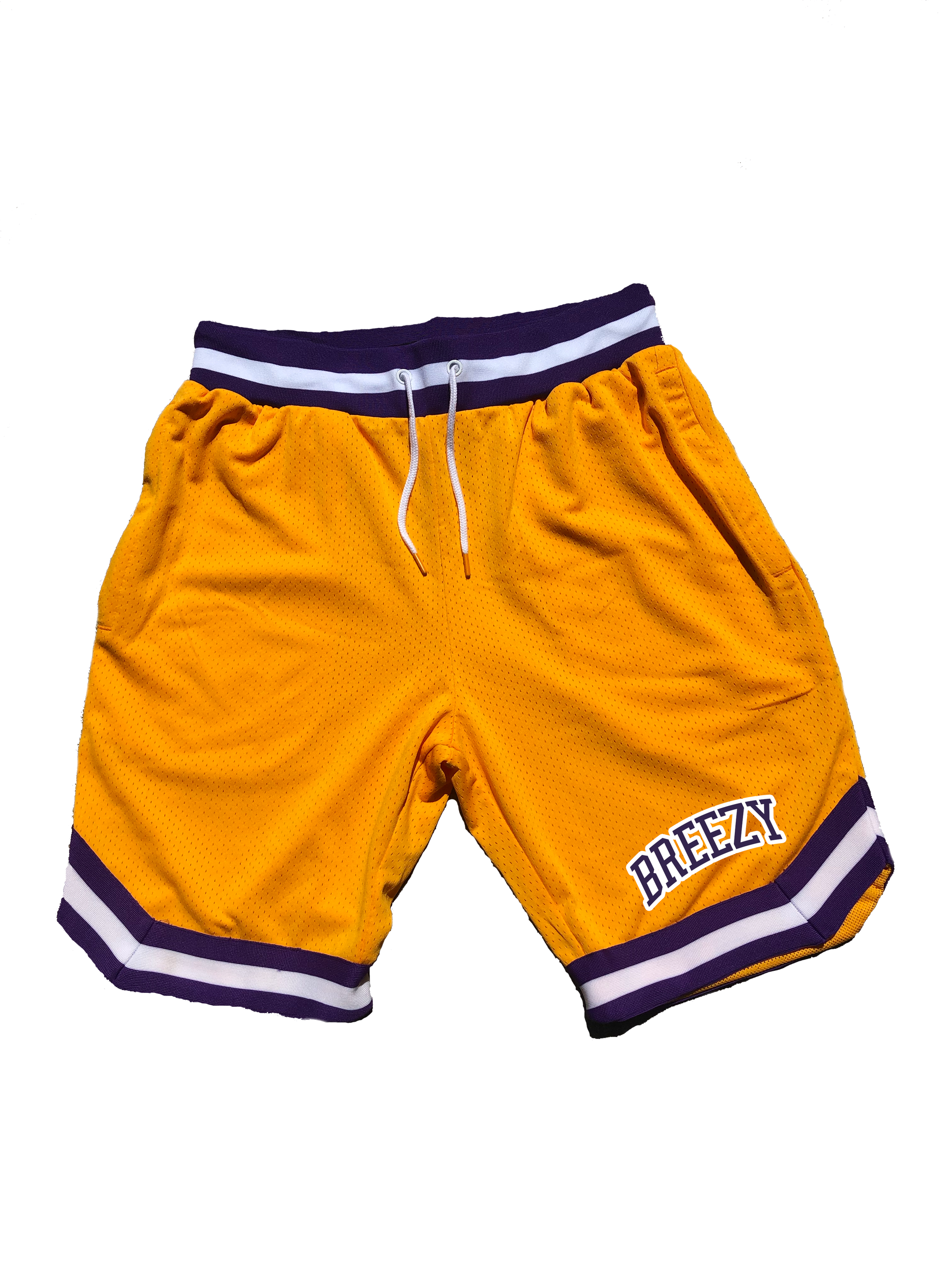 Gold Basketball Shorts - Breezy Season 
