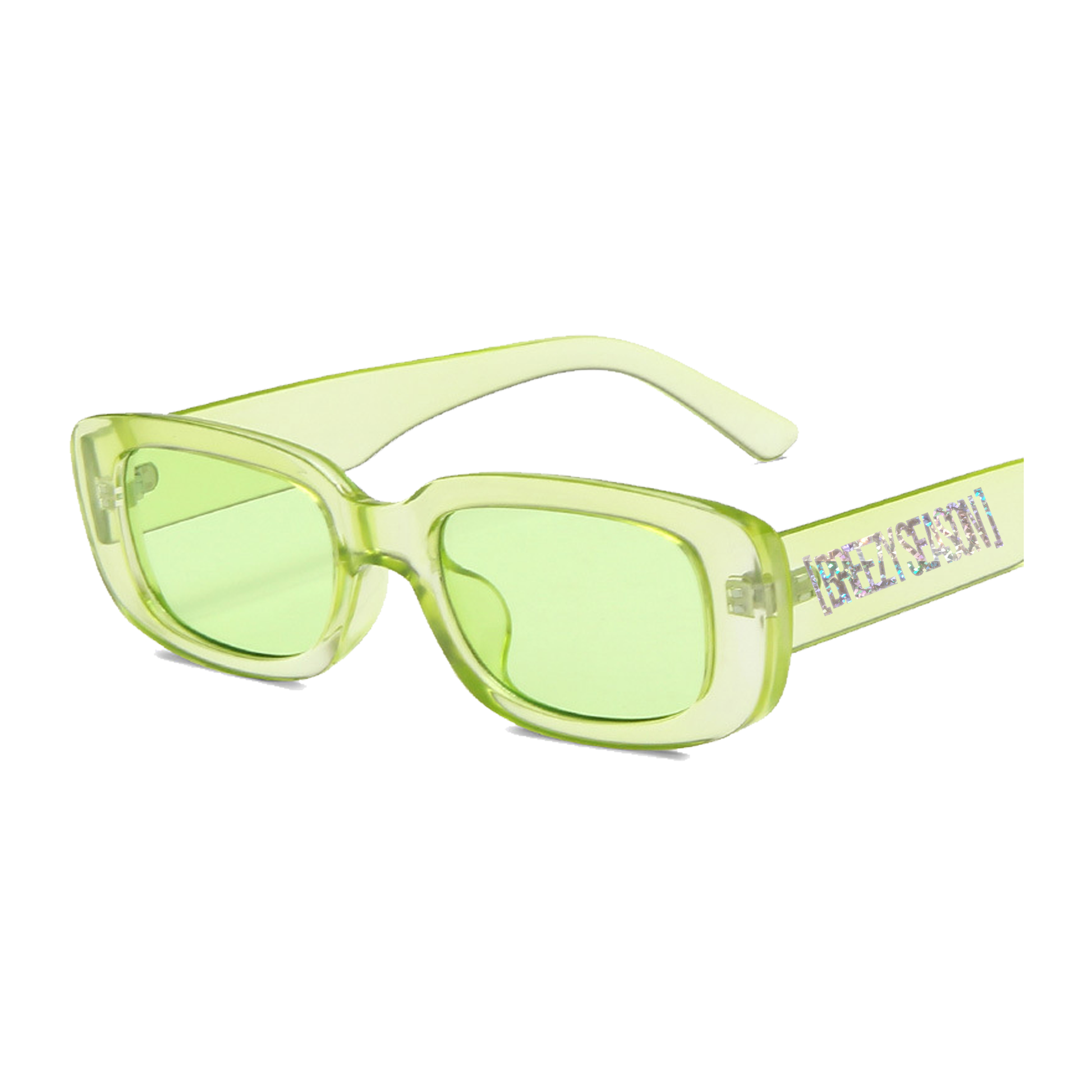Kiwi Green Retro Sunglasses - Breezy Season 