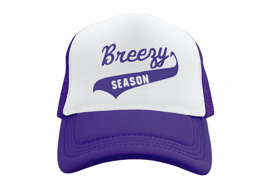 Purple Trucker Hat - Breezy Season 
