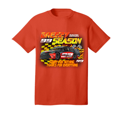 Orange Race Car Tee - Breezy Season 