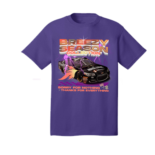 Purple Race Car T-Shirt - Breezy Season 